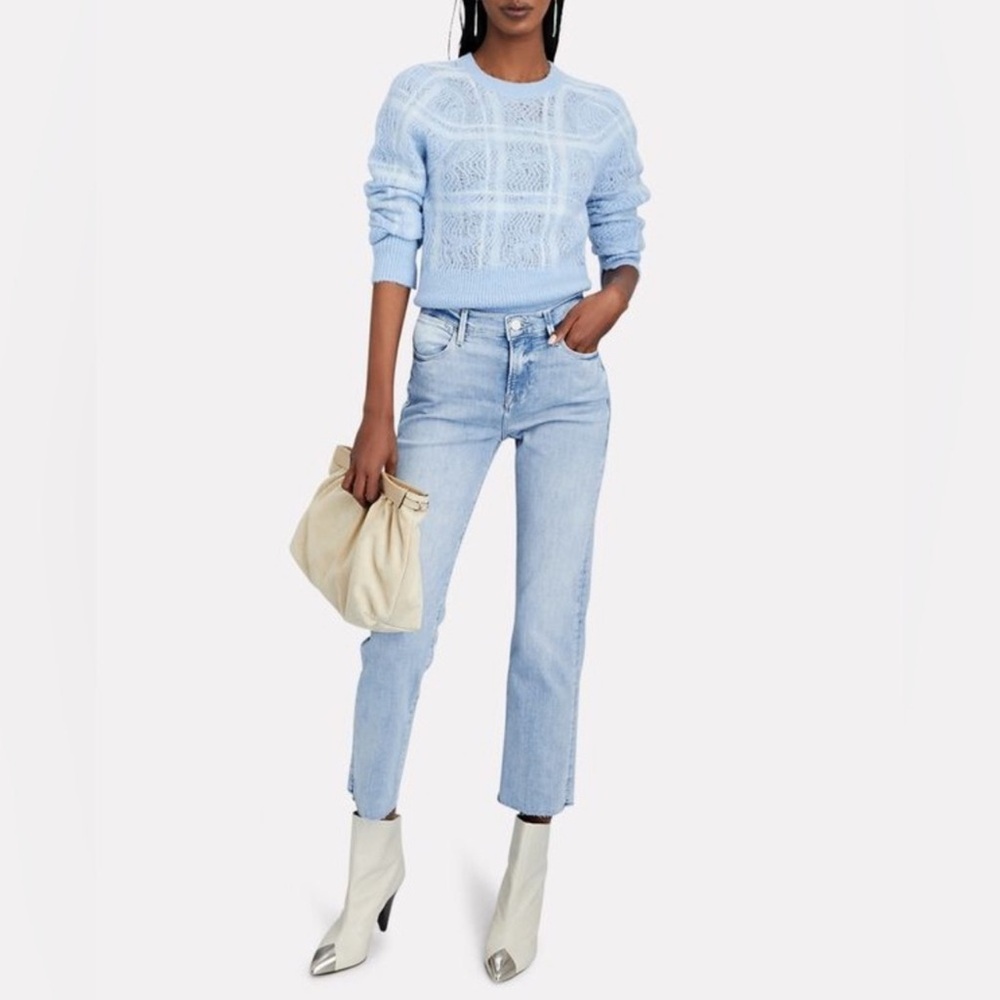 Frame Denim Light Blue Cropped Ankle Jeans